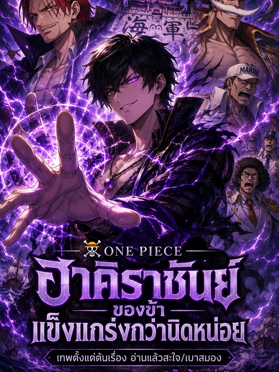 ปก วันพีช: เริ่มต้นด้วยฮาคิราชันย์ระดับเต็มขั้น