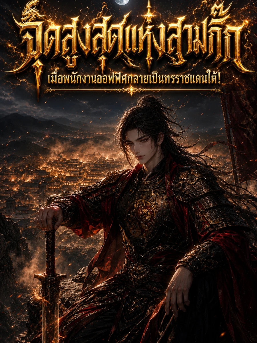ปก จุดสูงสุดแห่งสามก๊ก เมื่อพนักงานออฟฟิศกลายเป็นทรราชแดนใต้!