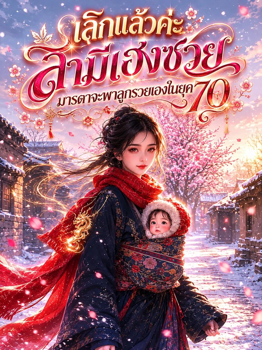 ปก เลิกแล้วค่ะสามีเฮงซวย มารดาจะพาลูกรวยเองในยุค 70