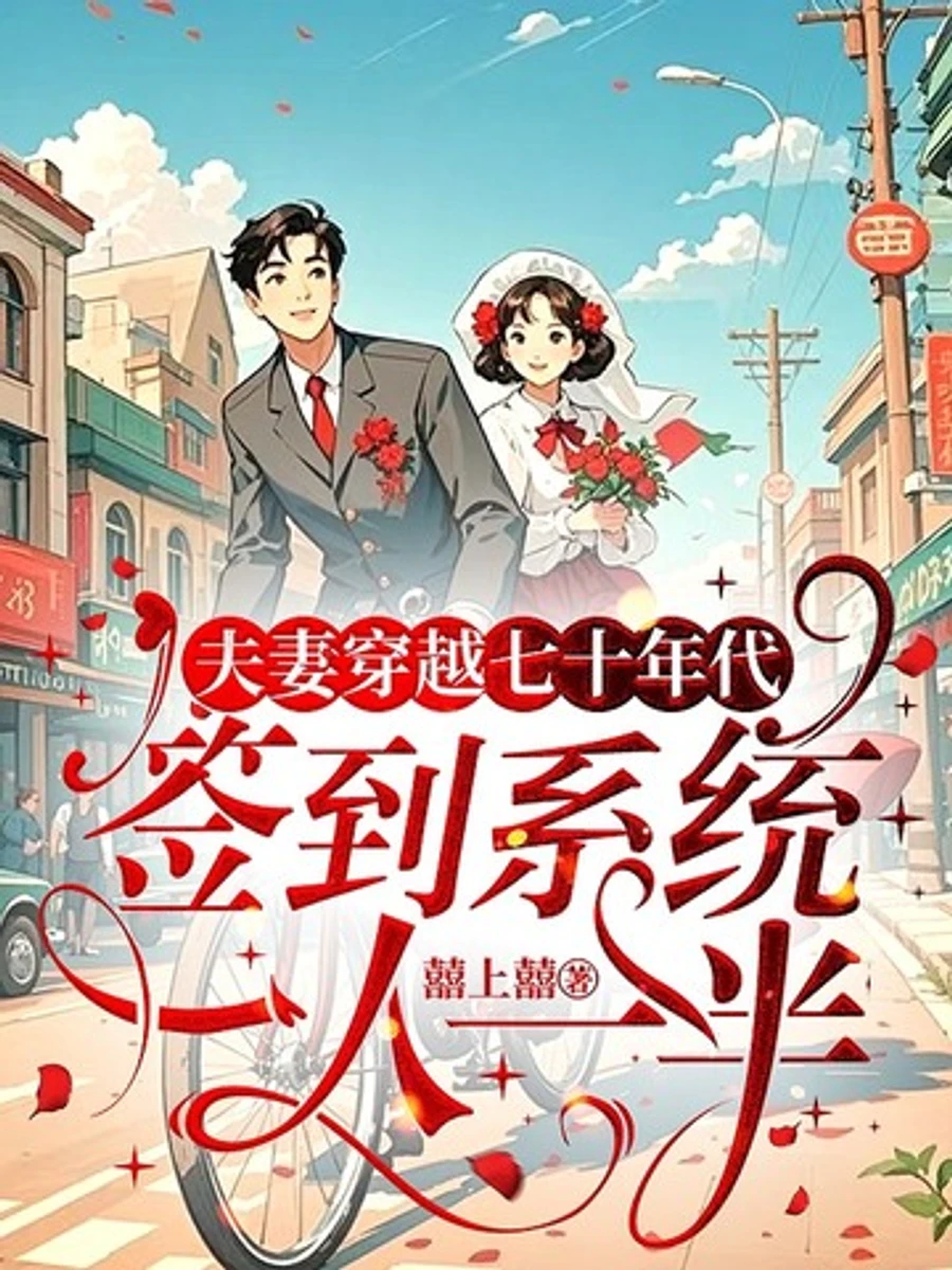 ปก สองสามีภรรยาทะลุมิติสู่ยุค 70: แบ่งปันระบบเช็คอินคู่ขนาน