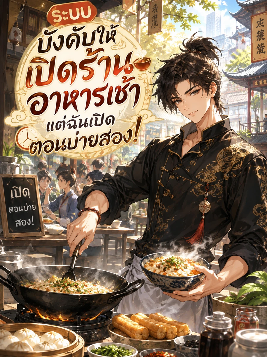 ปก ระบบบังคับให้เปิดร้านอาหารเช้า แต่ฉันเปิดตอนบ่ายสอง!