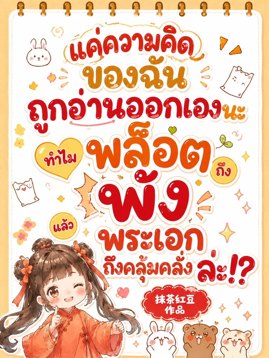 ปก แค่ความคิดของฉันถูกอ่านออกเองนะ! ทําไมพล็อตถึงพัง แล้วพระเอกถึงคลุ้มคลั่งล่ะ!?