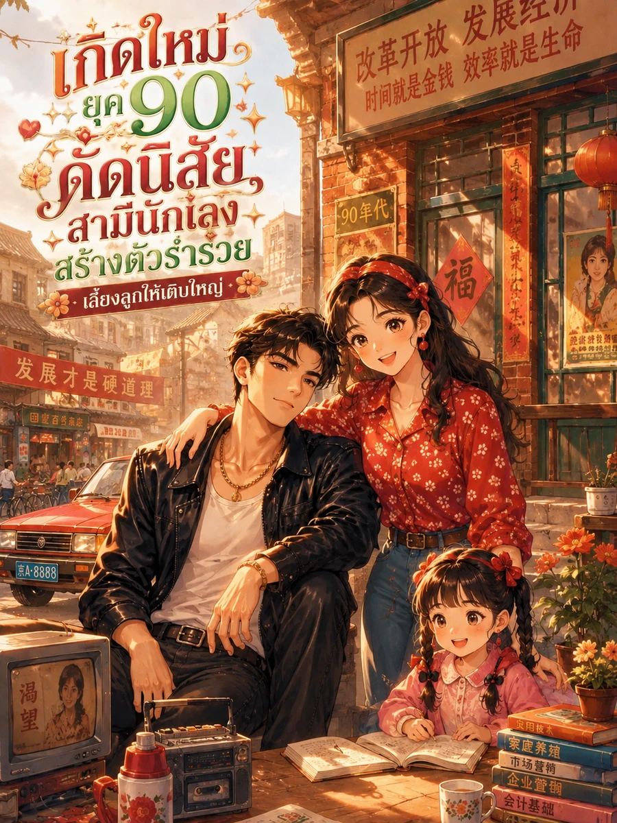 ปก [จบแล้ว] เกิดใหม่ยุค90 ดัดนิสัยสามีนักเลง สร้างตัวร่ํารวย เลี้ยงลูกให้เติบโต