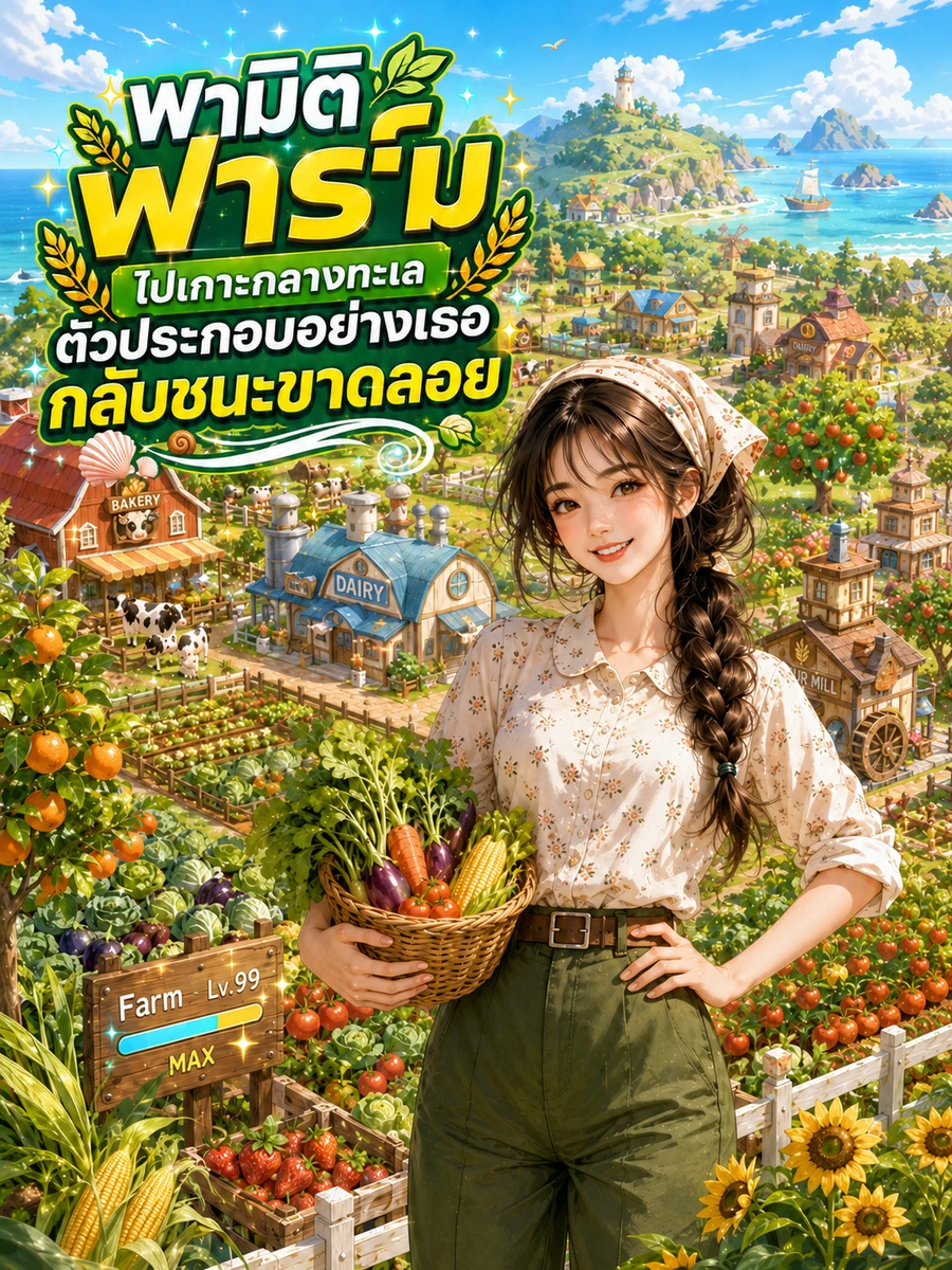 ปก [จบแล้ว] พามิติฟาร์มไปเกาะกลางทะเล ตัวประกอบอย่างเธอกลับชนะขาดลอย