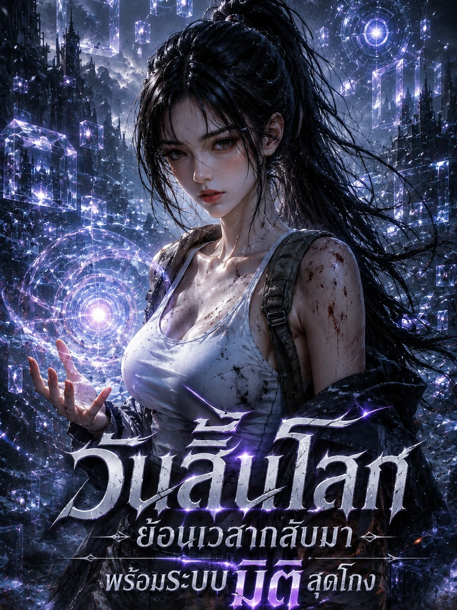 ปก วันสิ้นโลก : เกิดใหม่พร้อมระบบมิติสุดโกง