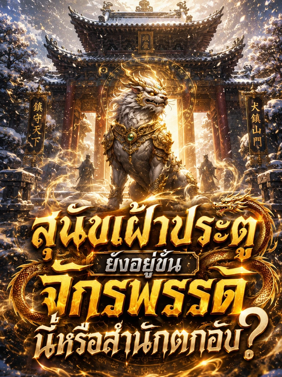 ปก สุนัขเฝ้าประตูยังอยู่ขั้นจักรพรรดิ นี่หรือสํานักตกอับ