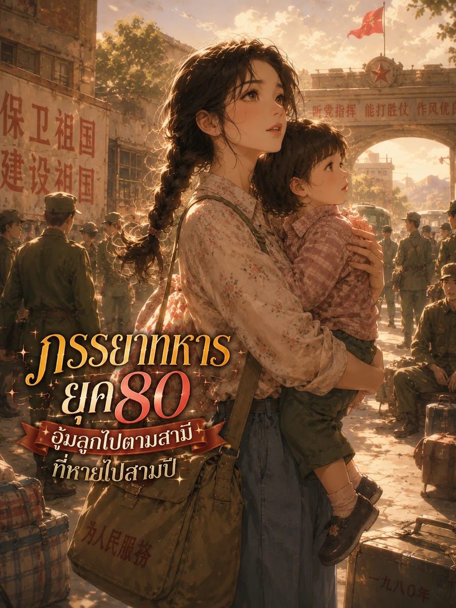 ปก [จบแล้ว] ภรรยาทหารยุค80 อุ้มลูกตามหาสามีที่หายไปสามปี