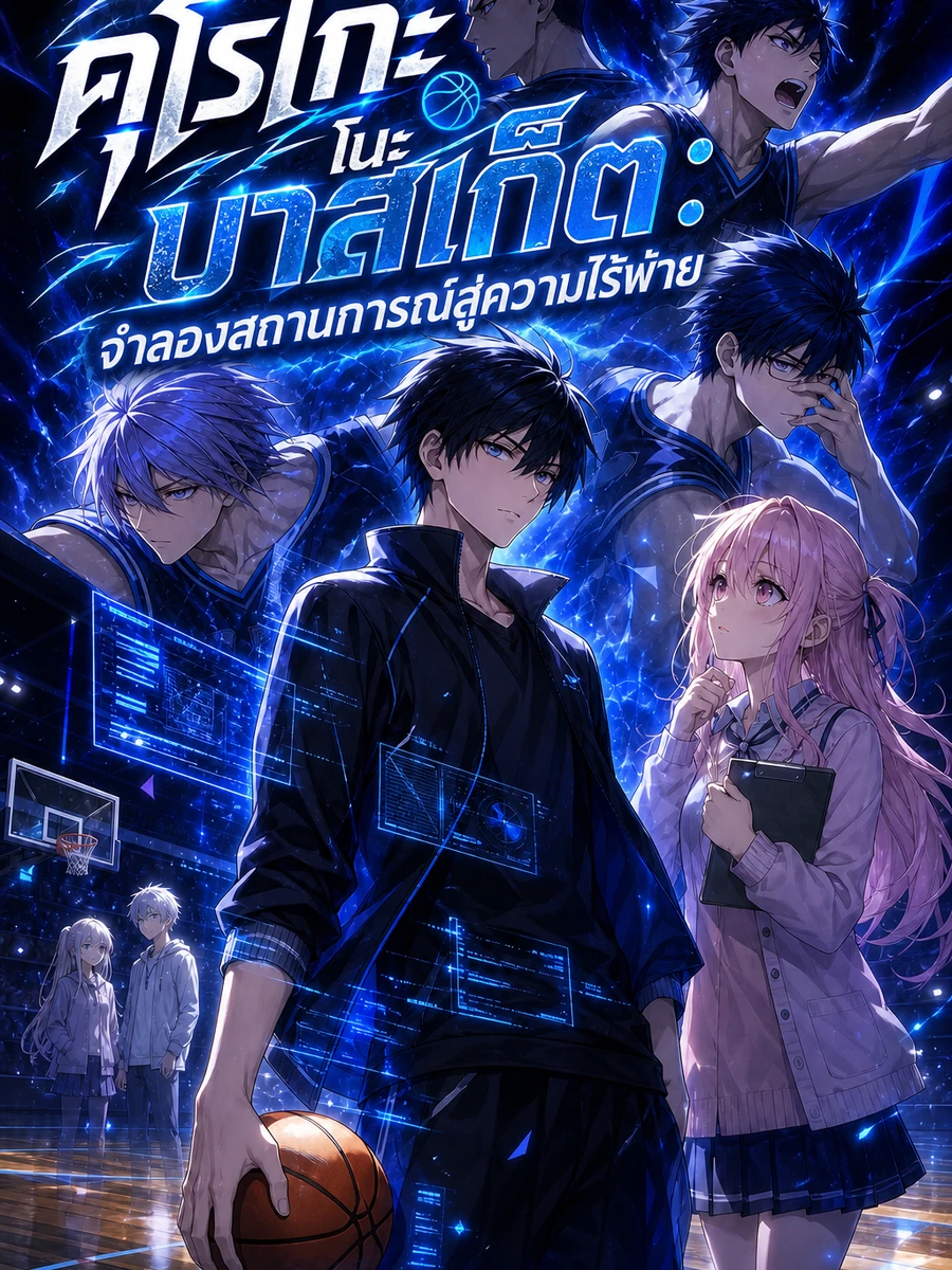 ปก คุโรโกะ โนะ บาสเก็ต: จําลองสถานการณ์สู่ความไร้พ่าย