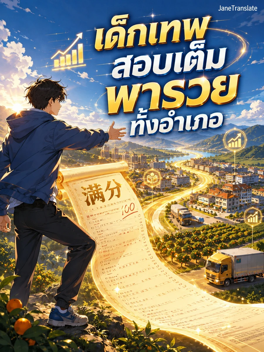 ปก เด็กเทพสอบเต็ม พารวยทั้งอําเภอ