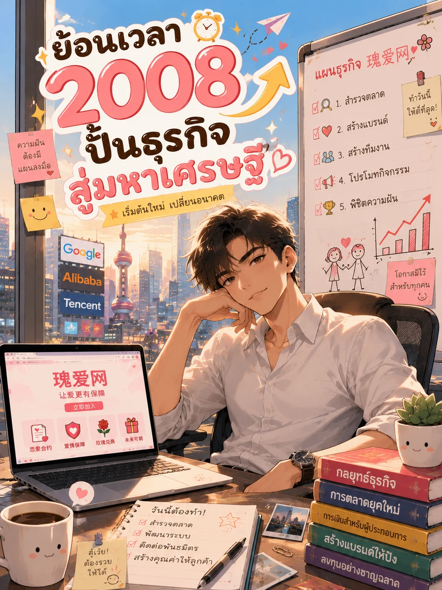 ปก ย้อนเวลา 2008 ปั้นธุรกิจสู่มหาเศรษฐี
