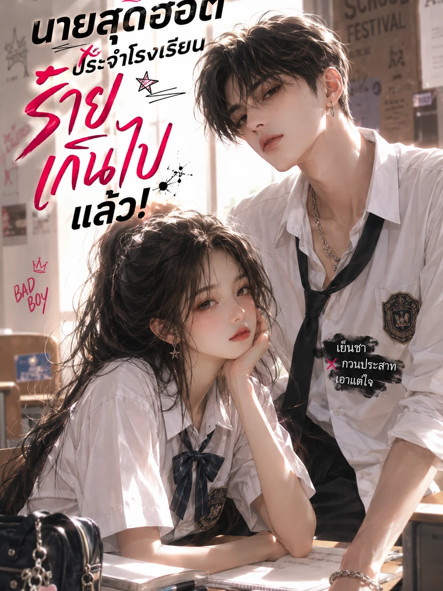 ปก นายสุดฮอตประจําโรงเรียน ร้ายเกินไปแล้ว!