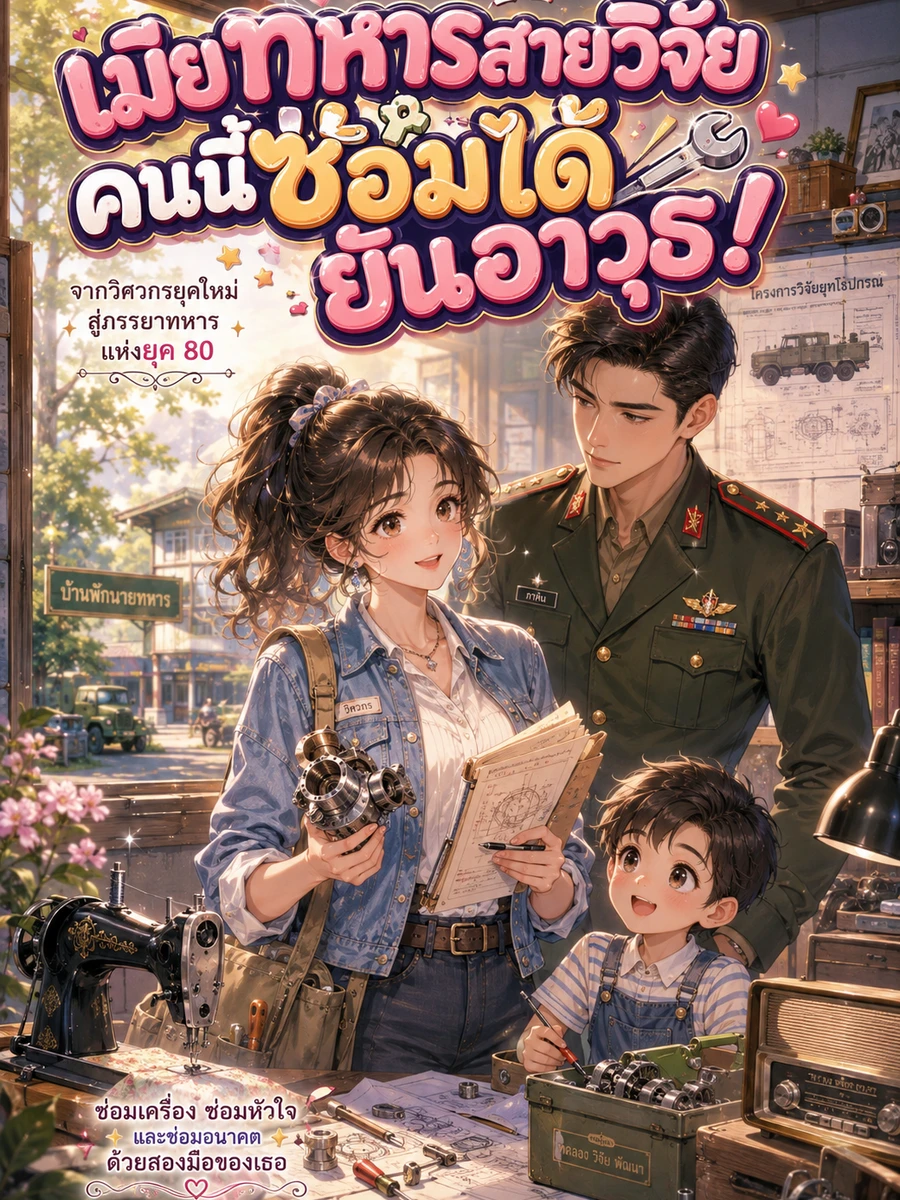 ปก [จบแล้ว]เมียทหารสายวิจัย คนนี้ซ่อมได้ยันอาวุธ!