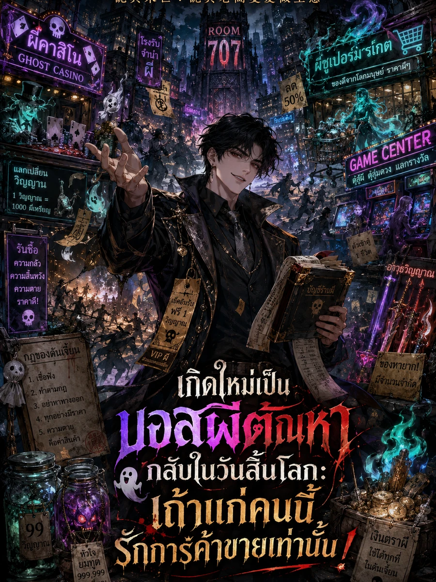 ปก [จบแล้ว] เกิดใหม่เป็นบอสผีตัณหากลับในวันสิ้นโลก: เถ้าแก่คนนี้รักการค้าขายเท่านั้น!