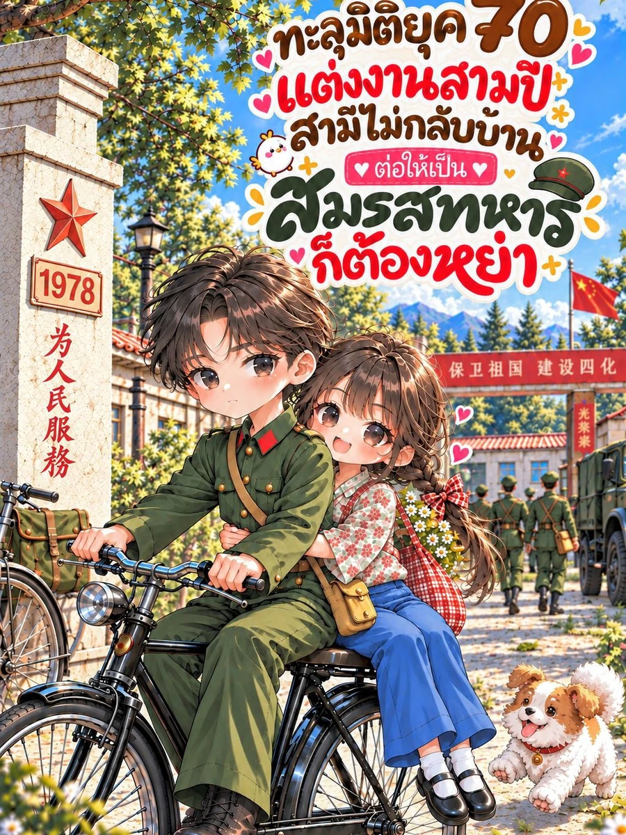 ปก ทะลุมิติยุค 70 แต่งงานสามปีสามีไม่กลับบ้าน ต่อให้เป็นสมรสทหารก็ต้องหย่า