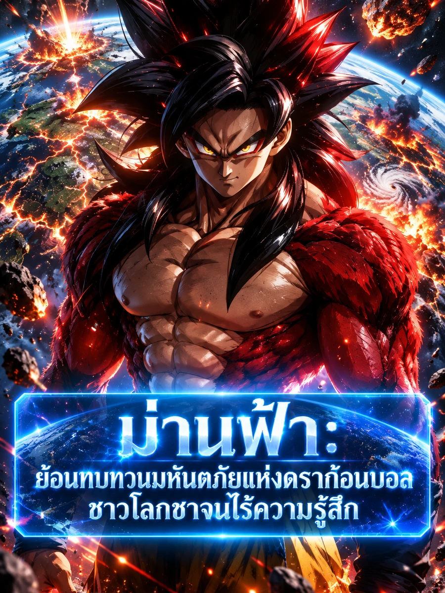 ปก ม่านฟ้า: ย้อนทบทวนมหันตภัยแห่งดราก้อนบอล ชาวโลกชาจนไร้ความรู้สึก