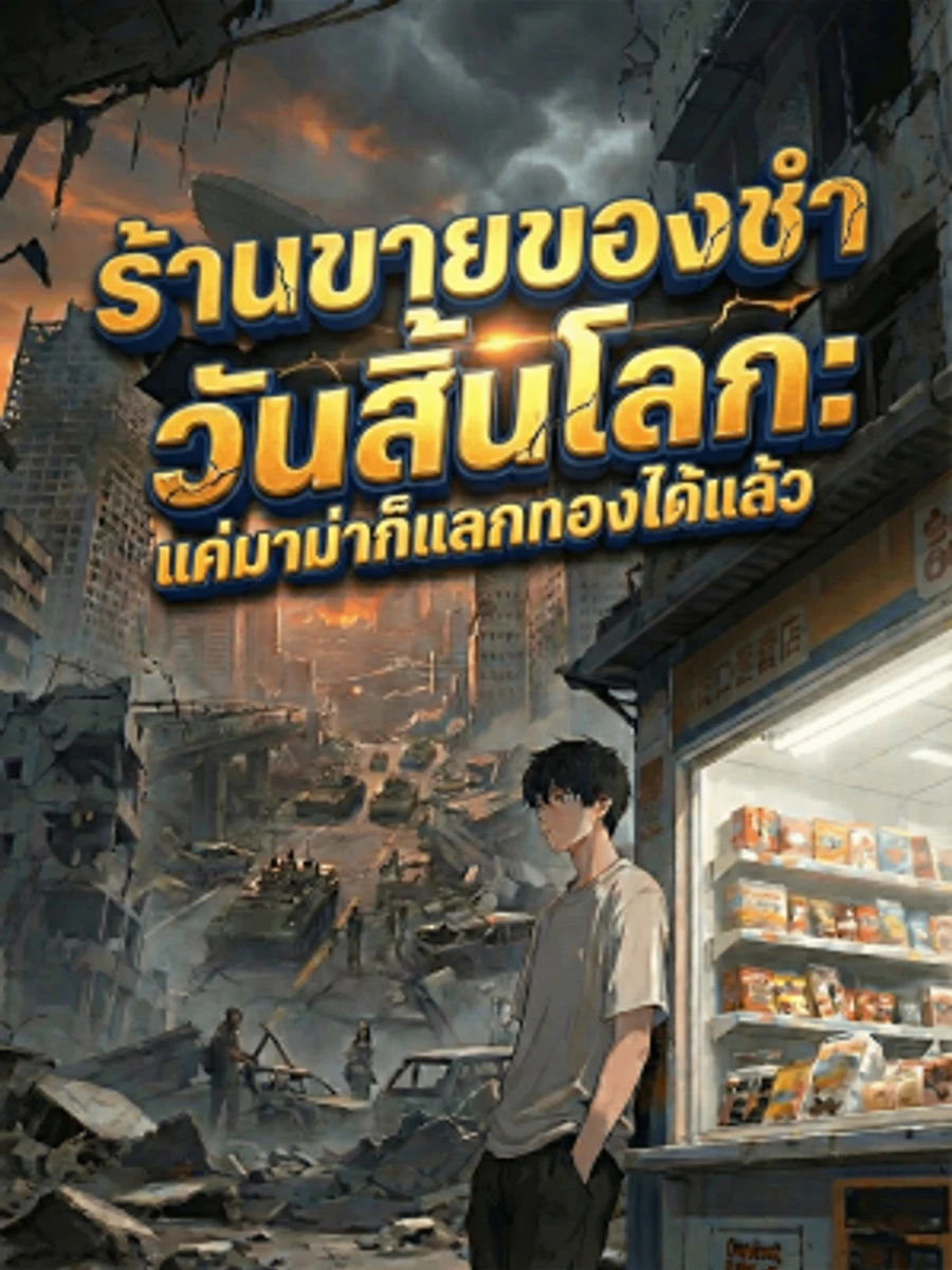 ปก ร้านขายของชําวันสิ้นโลก: แค่มาม่าก็แลกทองได้แล้ว
