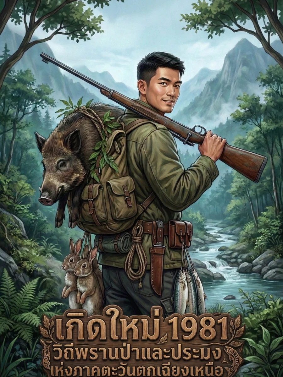 ปก เกิดใหม่ 1981: วิถีพรานป่าและประมงแห่งภาคตะวันตกเฉียงเหนือ