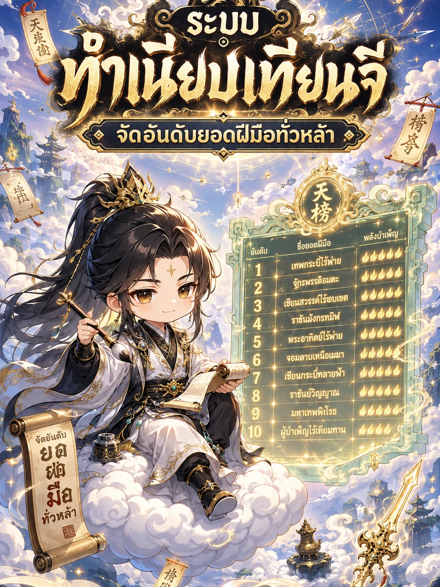 ปก ระบบทําเนียบเทียนจี: จัดอันดับยอดฝีมือทั่วหล้า