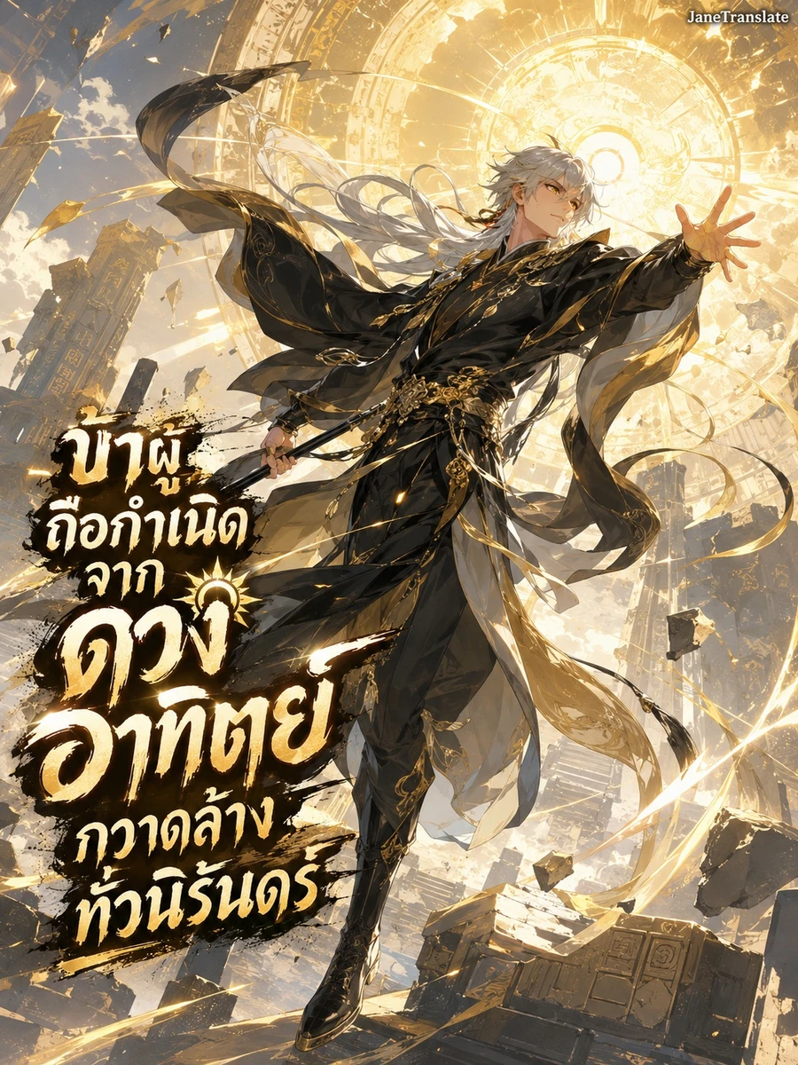 ปก ข้าผู้ถือกําเนิดจากดวงอาทิตย์ กวาดล้างทั่วนิรันดร์