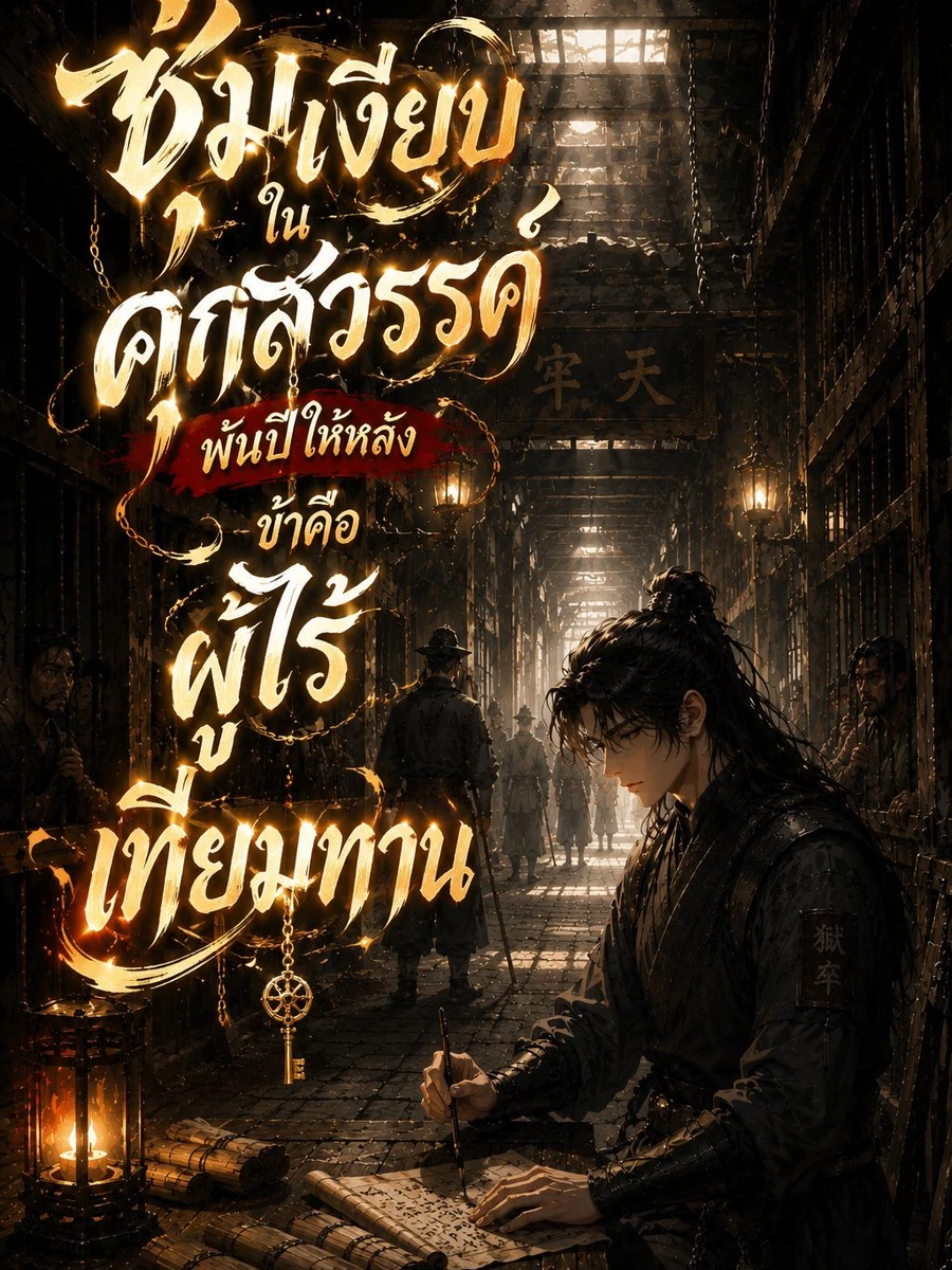 ปก ซุ่มเงียบในคุกสวรรค์ พันปีให้หลังข้าคือผู้ไร้เทียมทาน