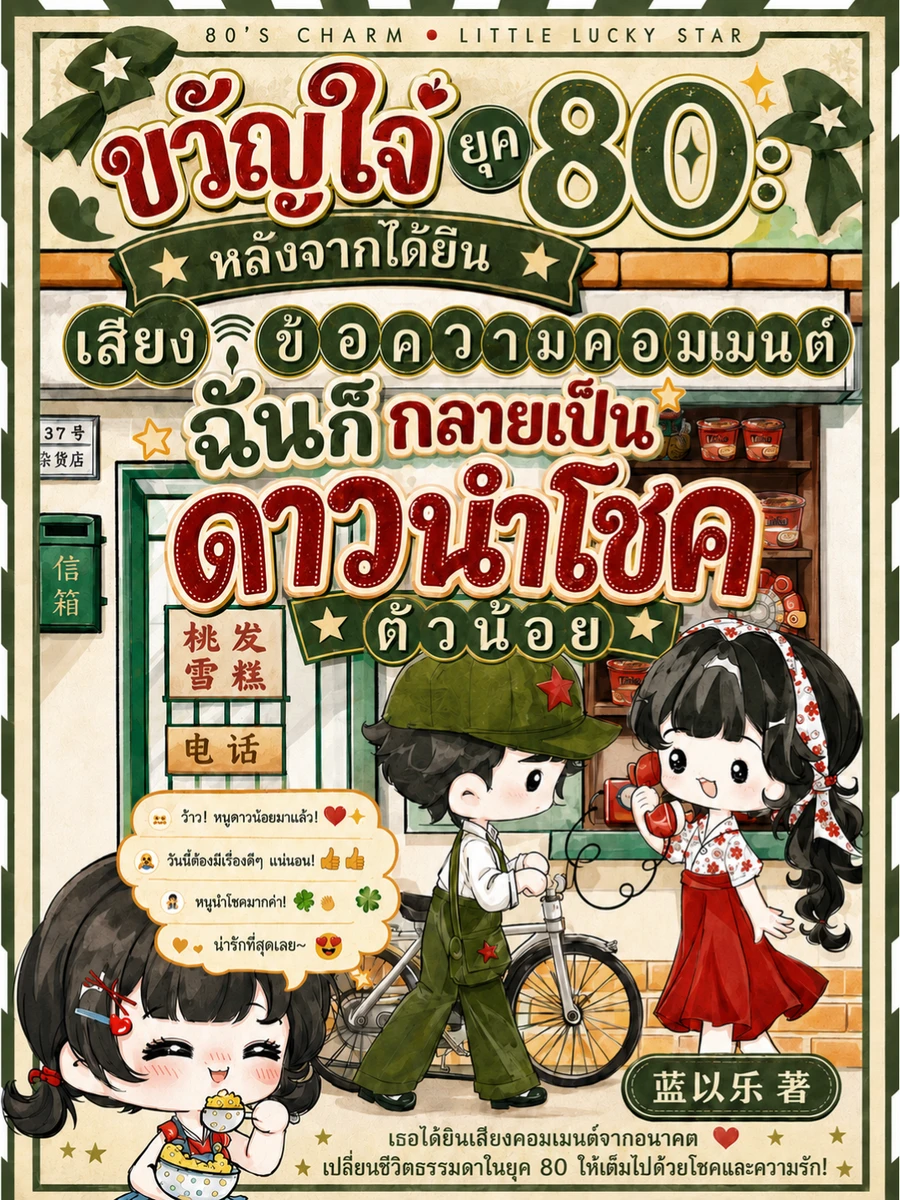 ปก [ชนต้นฉบับ] ขวัญใจยุค 80: หลังจากได้ยินเสียงข้อความคอมเมนต์ ฉันก็กลายเป็นดาวนําโชคตัวน้อย
