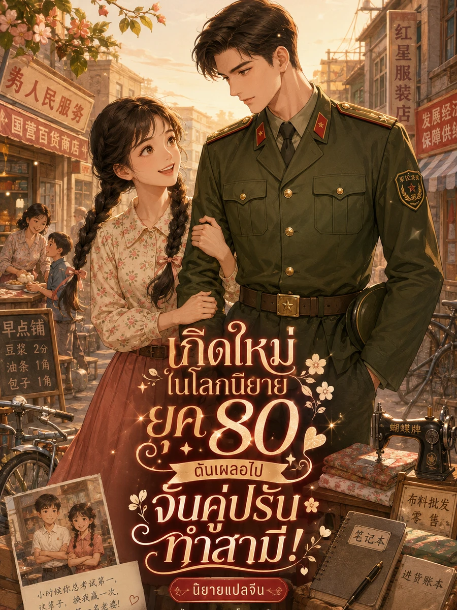 ปก [จบแล้ว] เกิดใหม่ในโลกนิยายยุค 80 ดันเผลอไปจับคู่ปรับทําสามี!