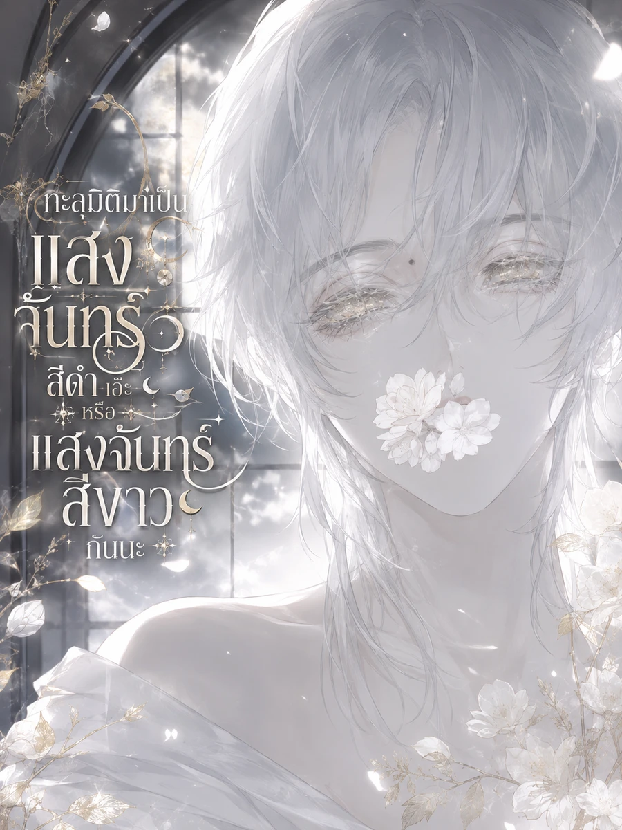 ปก ทะลุมิติมาเป็นแสงจันทร์สีดํา เอ๊ะ หรือแสงจันทร์สีขาวกันนะ