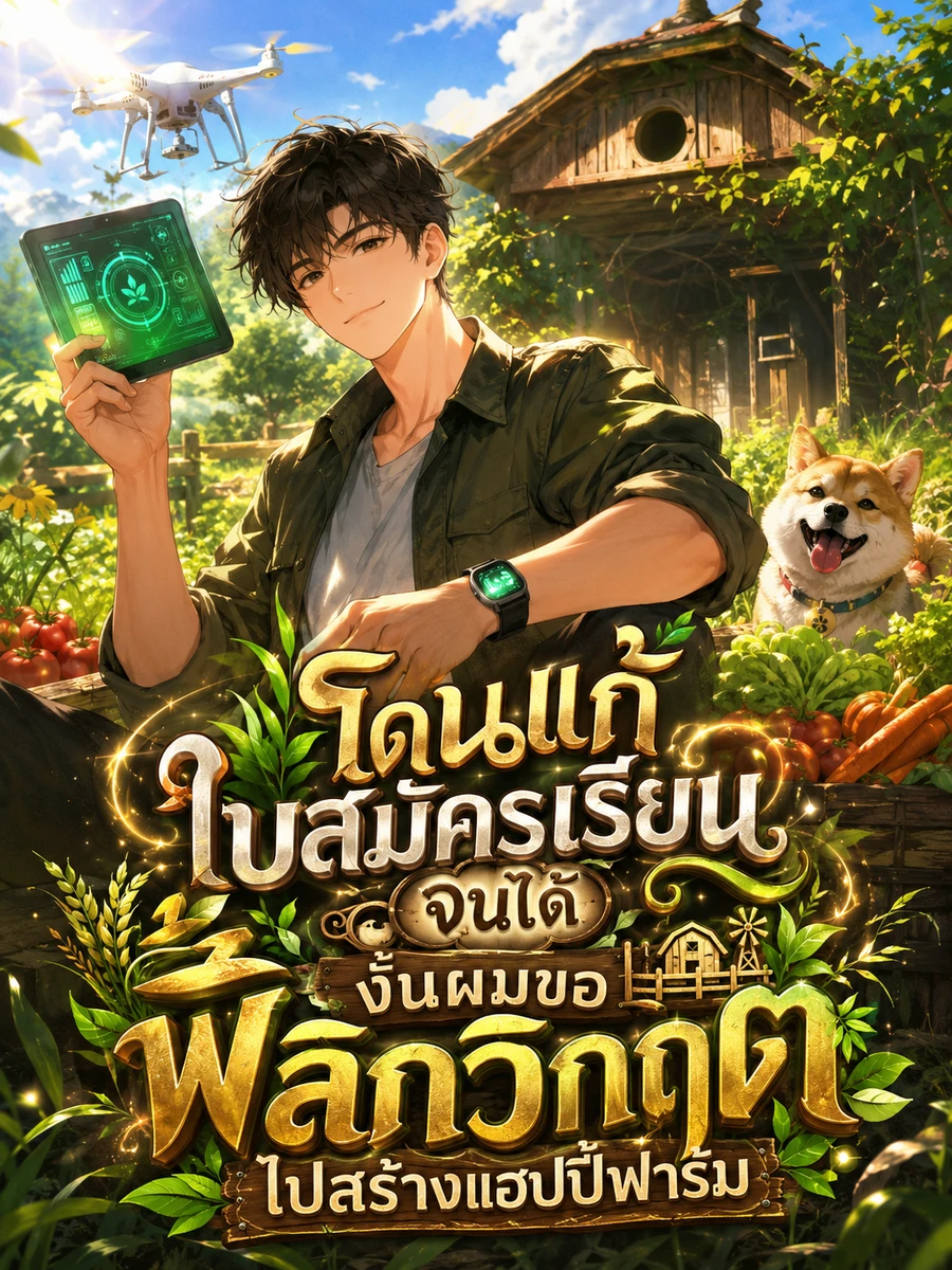 ปก [อ่านฟรี50ตอน] โดนแก้ใบสมัครเรียนจนได้ งั้นผมขอพลิกวิกฤตไปสร้างแฮปปี้ฟาร์ม!