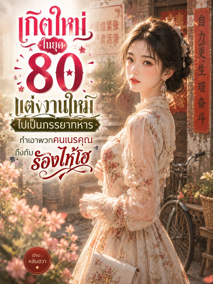 ปก [จบแล้ว] เกิดใหม่ในยุค 80 แต่งงานใหม่ไปเป็นภรรยาทหาร ทําเอาพวกคนเนรคุณถึงกับร้องไห้โฮ