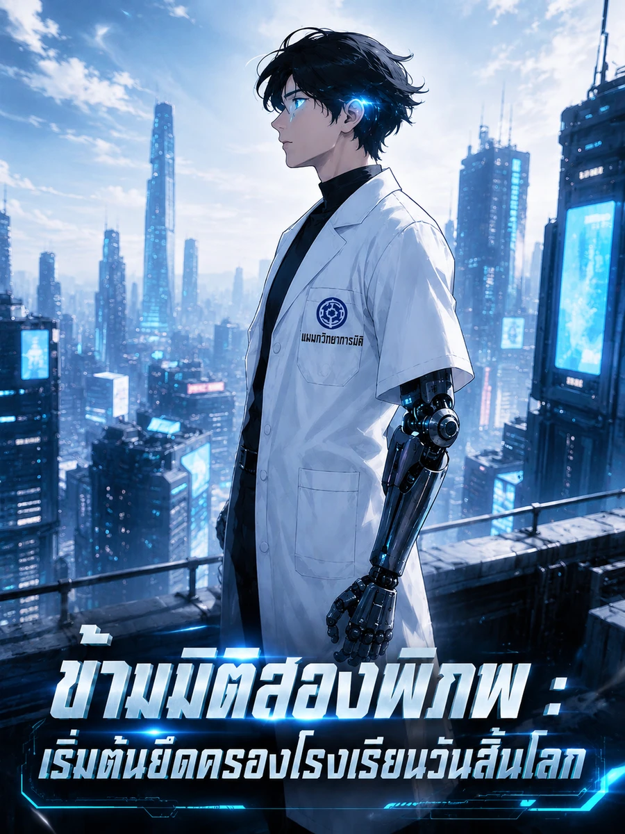 ปก [ชนต้นฉบับ] ข้ามมิติสองพิภพ : เริ่มต้นยึดครองโรงเรียนวันสิ้นโลก