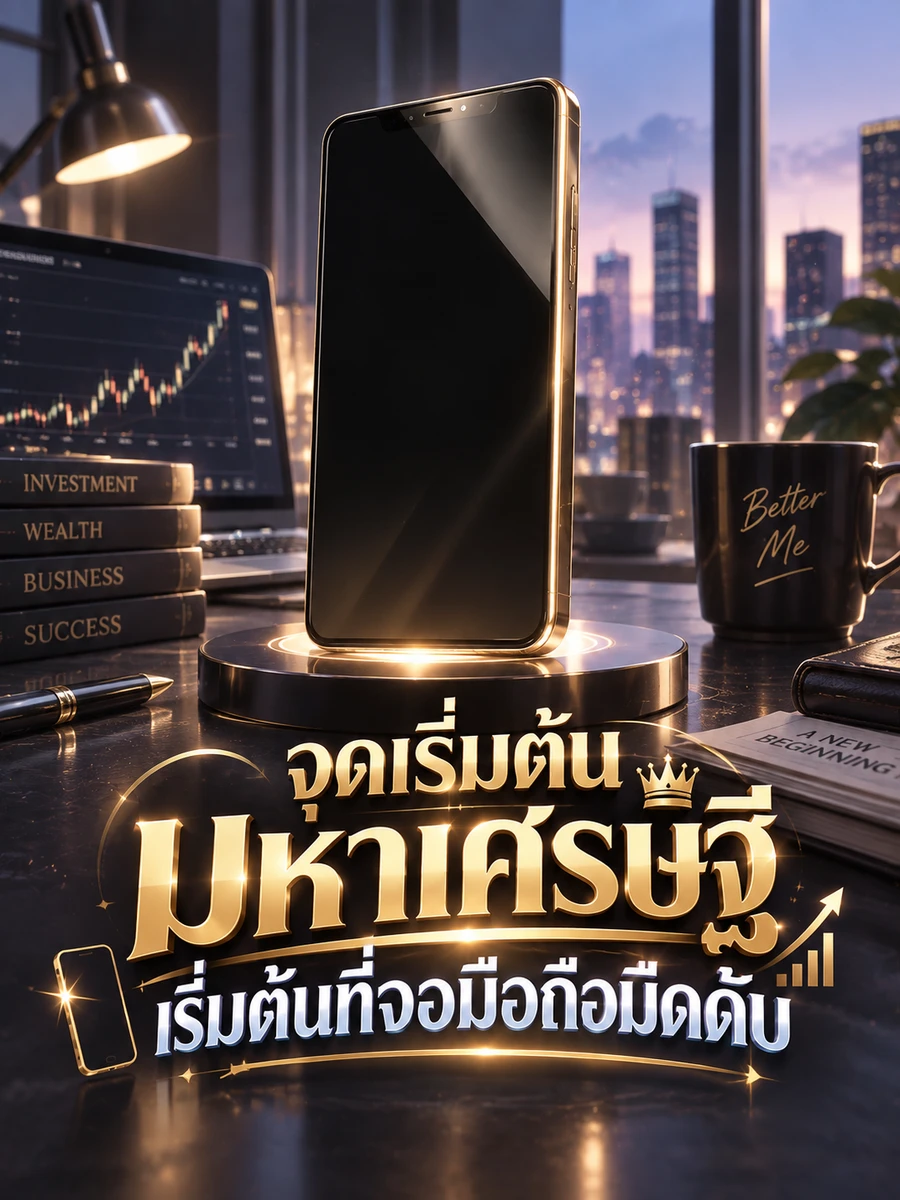 ปก (จบแล้ว) จุดเริ่มต้นมหาเศรษฐี เริ่มต้นที่จอมือถือมืดดับ