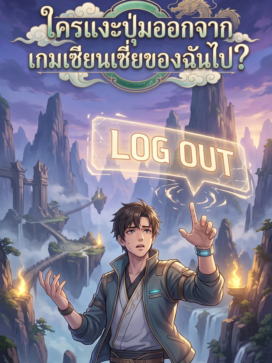 ปก ใครแงะปุ่มออกจากเกมเซียนเซี่ยของฉันไป?