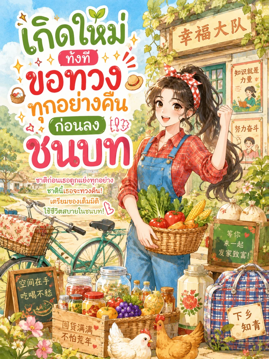 ปก [จบแล้ว] เกิดใหม่ทั้งที ขอทวงทุกอย่างคืนก่อนลงชนบท
