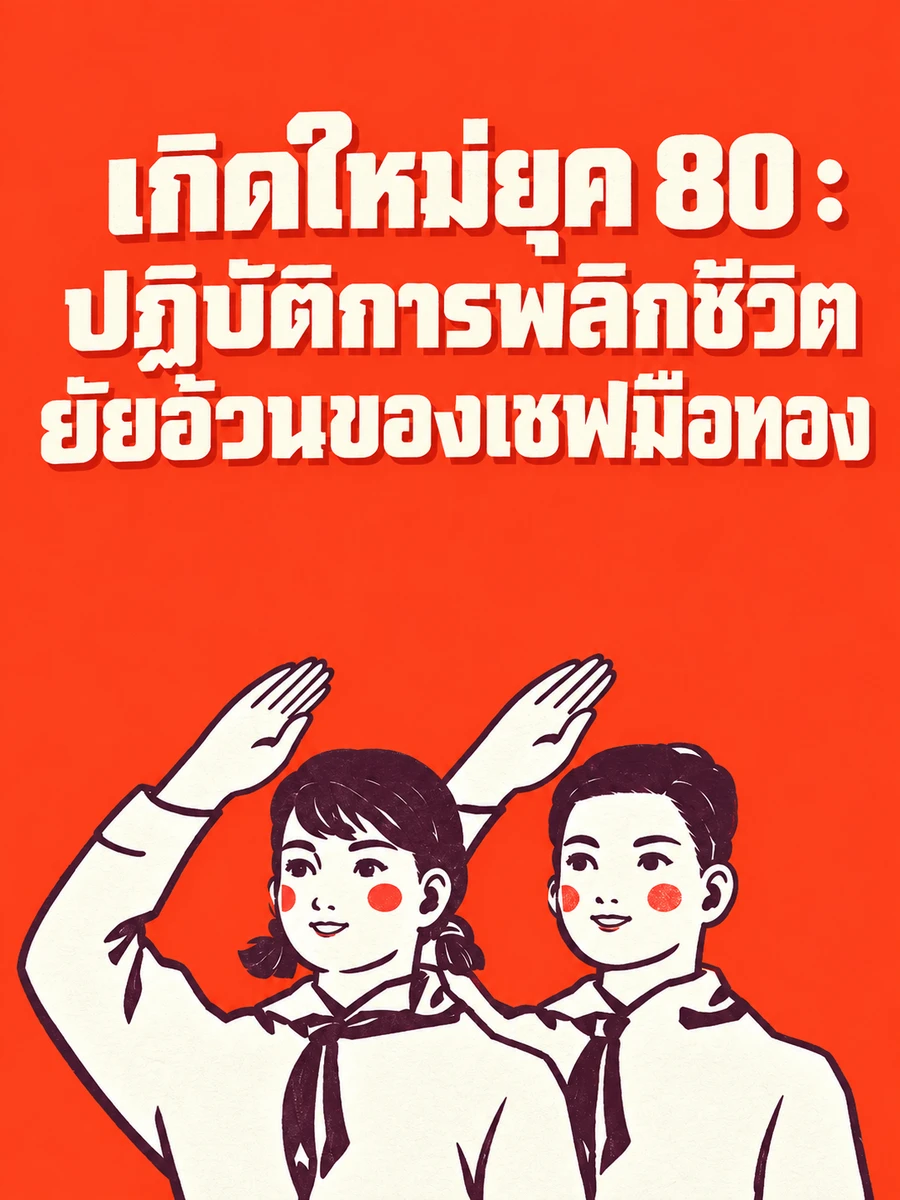 ปก (จบแล้ว) เกิดใหม่ยุค 80 : ปฏิบัติการพลิกชีวิตยัยอ้วนของเชฟมือทอง