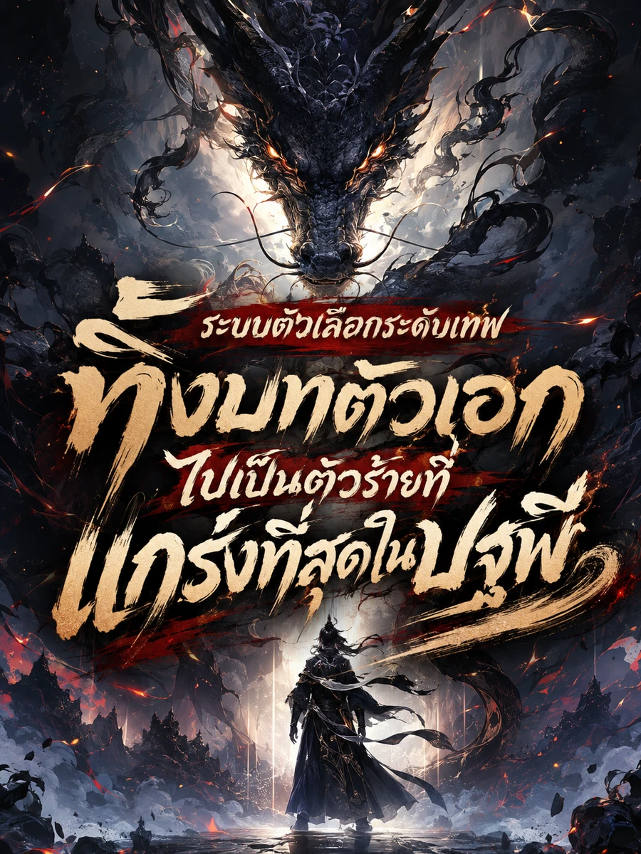 ปก ระบบตัวเลือกระดับเทพทิ้งบทตัวเอก ไปเป็นตัวร้ายที่แกร่งที่สุดในปฐพี