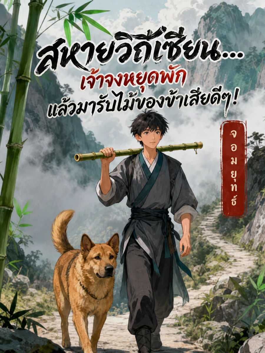 ปก สหายวิถีเซียน... เจ้าจงหยุดพัก แล้วมารับไม้ของข้าเสียดีๆ!