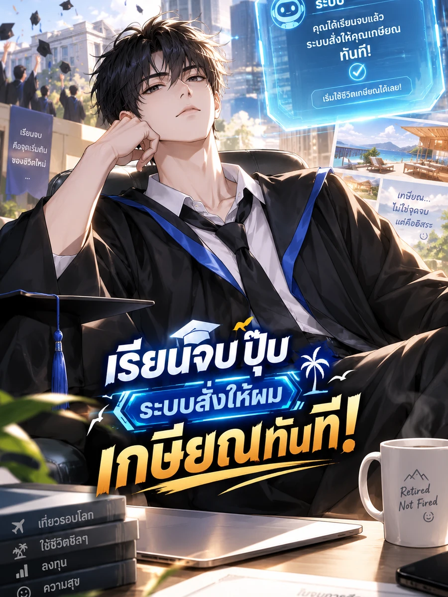 ปก เรียนจบปุ๊บ ระบบสั่งให้ผมเกษียณทันที!