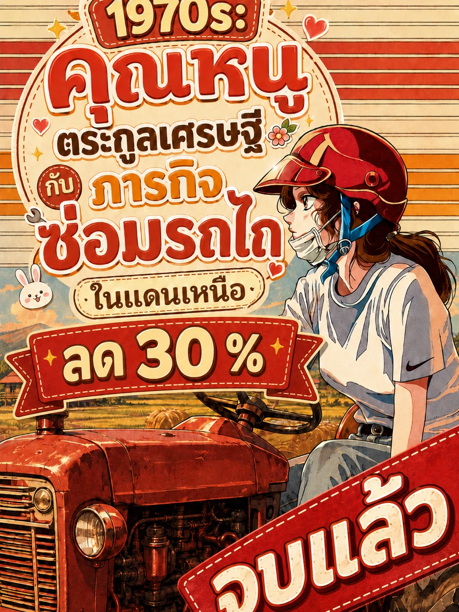 ปก [จบแล้ว]1970s คุณหนูตระกูลเศรษฐีกับภารกิจซ่อมรถไถในแดนเหนือ
