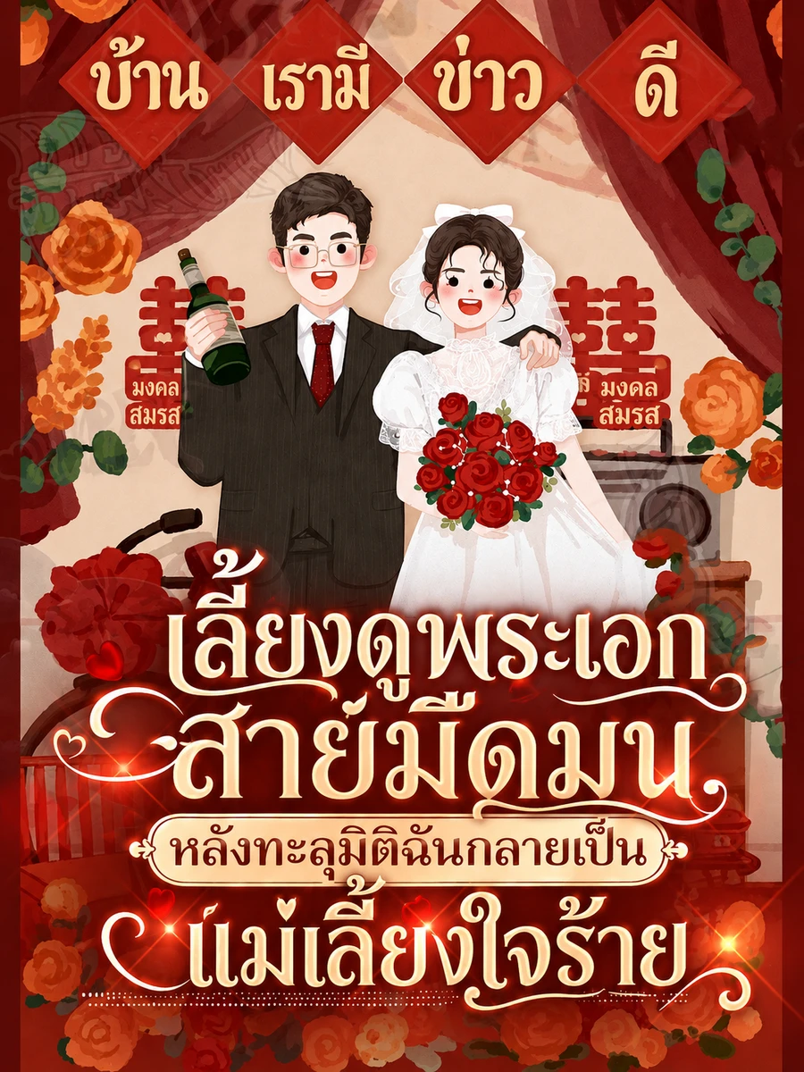 ปก (จบแล้ว) เลี้ยงดูพระเอกสายมืดมน หลังทะลุมิติฉันกลายเป็นแม่เลี้ยงใจร้าย