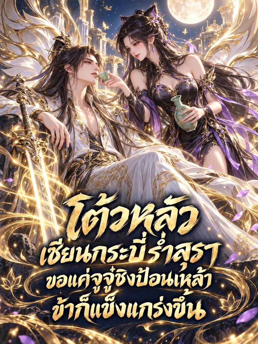 ปก โต้วหลัว: เซียนกระบี่ร่ําสุรา ขอแค่จูจู๋ชิงป้อนเหล้าข้าก็แข็งแกร่งขึ้น