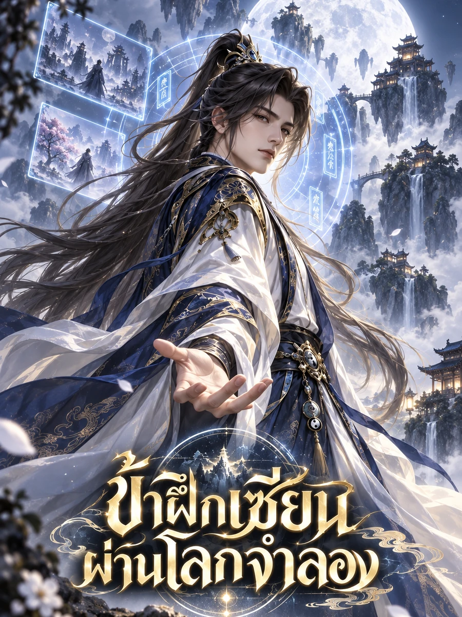 ปก ข้าฝึกเซียนผ่านโลกจําลอง