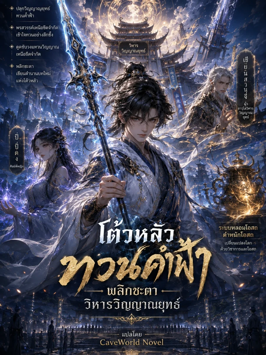 ปก ทวนค้ําฟ้าพลิกชะตาวิหารวิญญาณยุทธ์