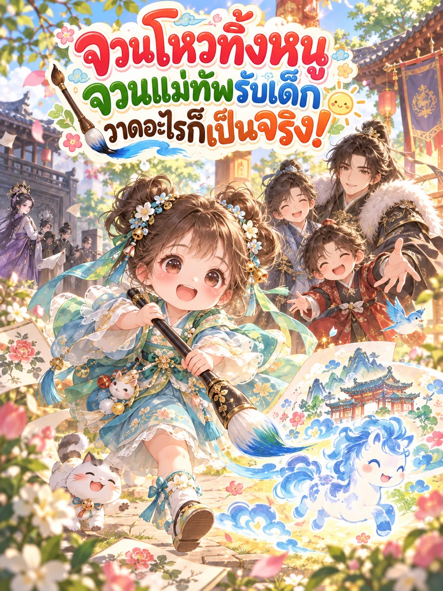 ปก จวนโหวทิ้งหนู จวนแม่ทัพรับเด็กวาดอะไรก็เป็นจริง!