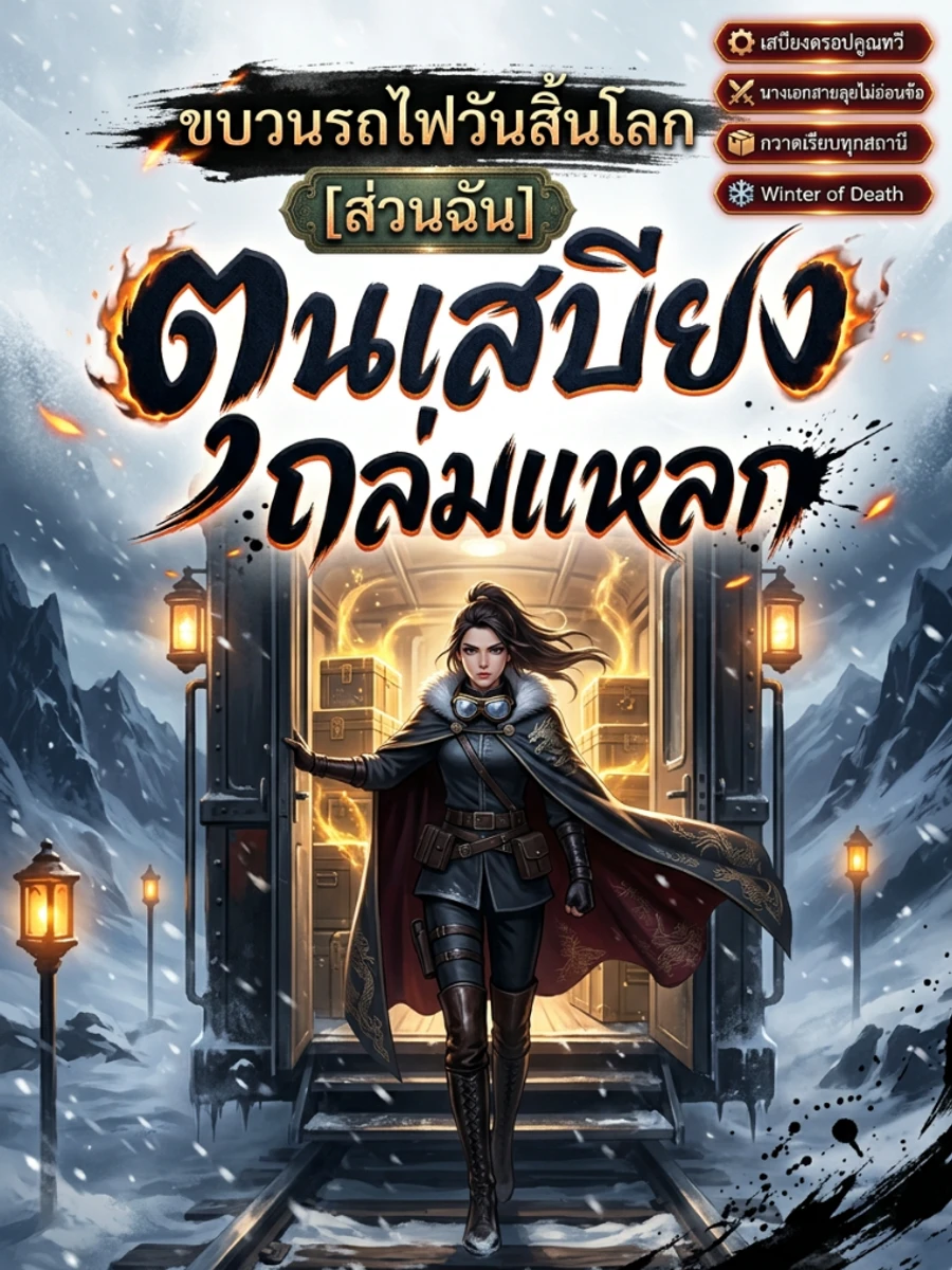 ปก ขบวนรถไฟวันสิ้นโลก ฉันตุนเสบียงถล่มแหลก