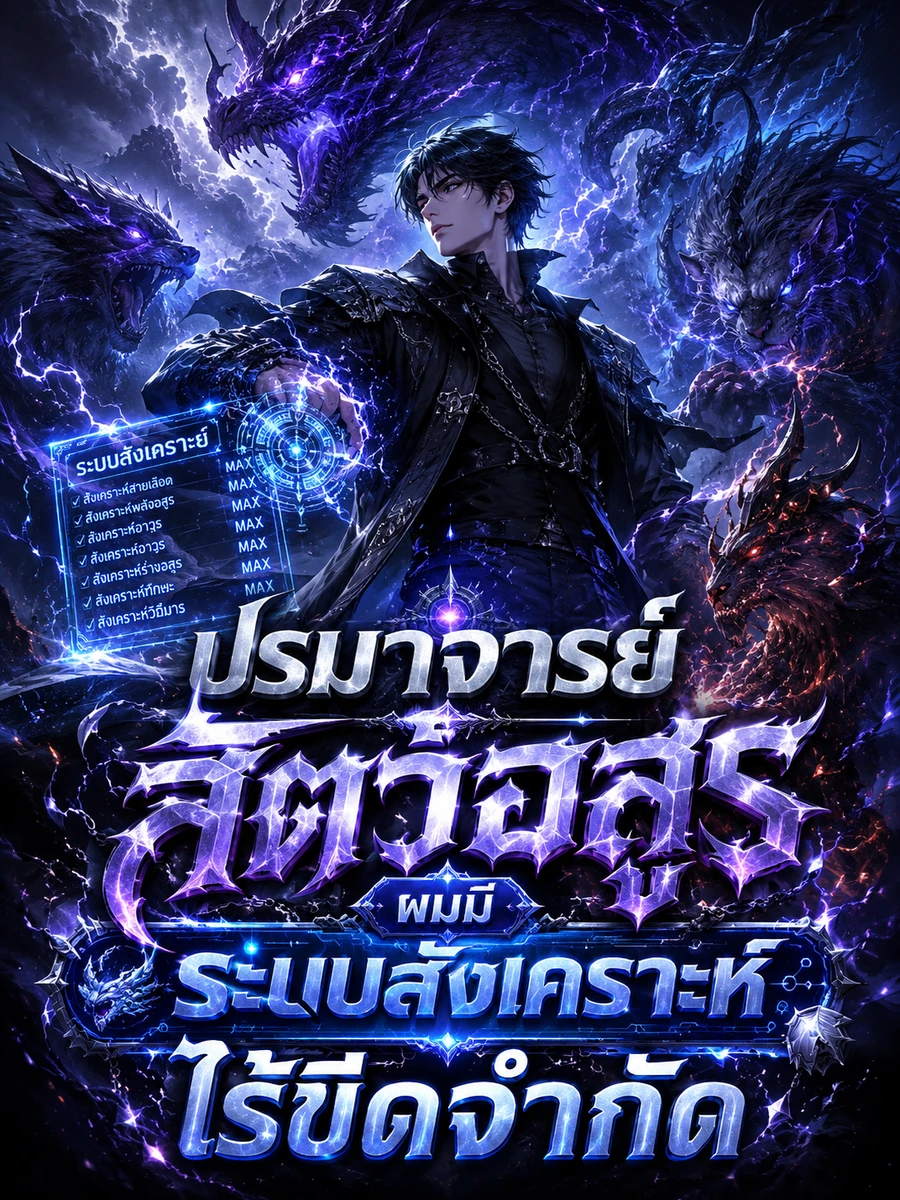 ปก ปรมาจารย์สัตว์อสูร ผมมีระบบสังเคราะห์ไร้ขีดจํากัด