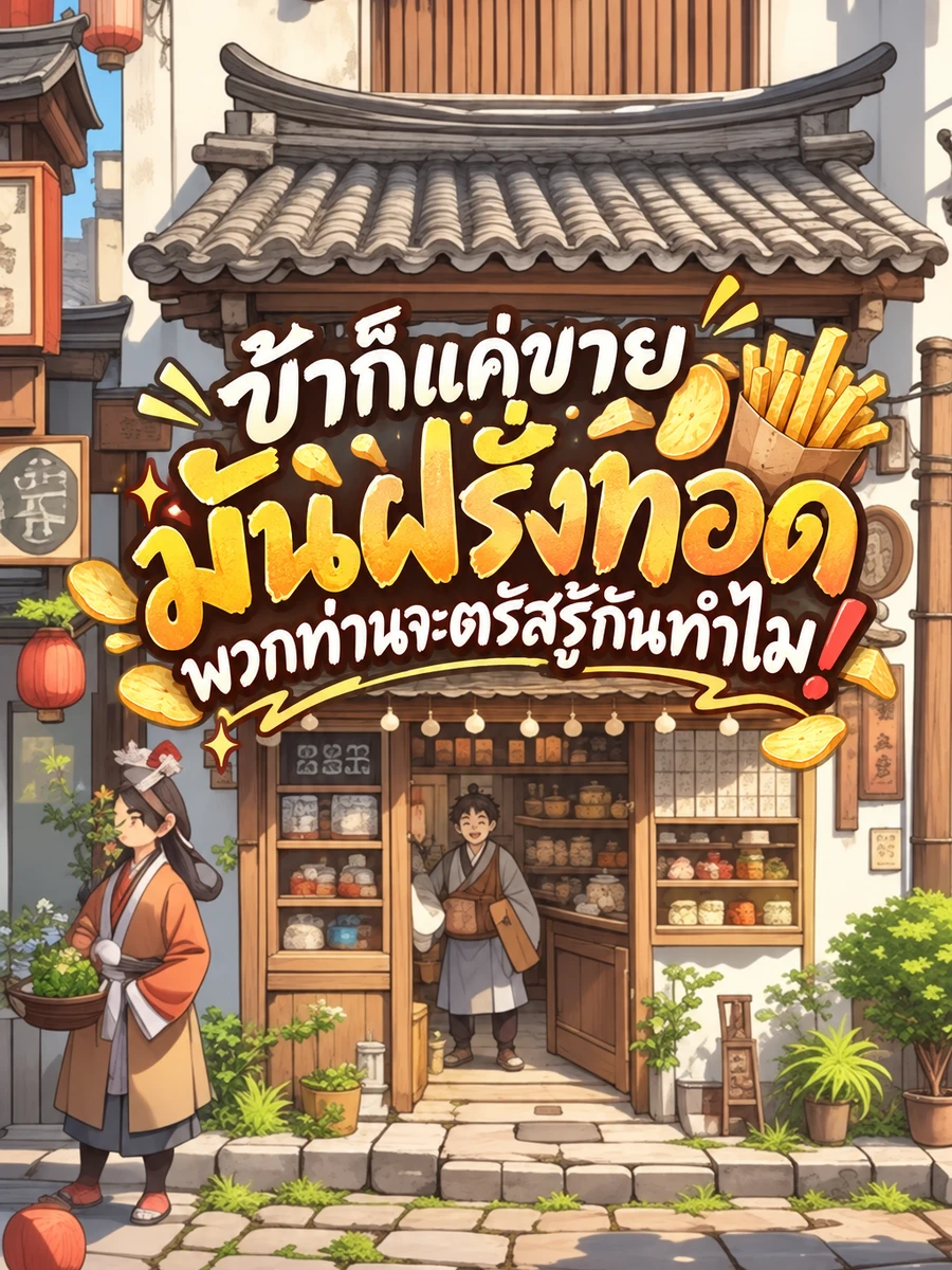 ปก ข้าก็แค่ขายมันฝรั่งทอด พวกท่านจะตรัสรู้กันทําไม!