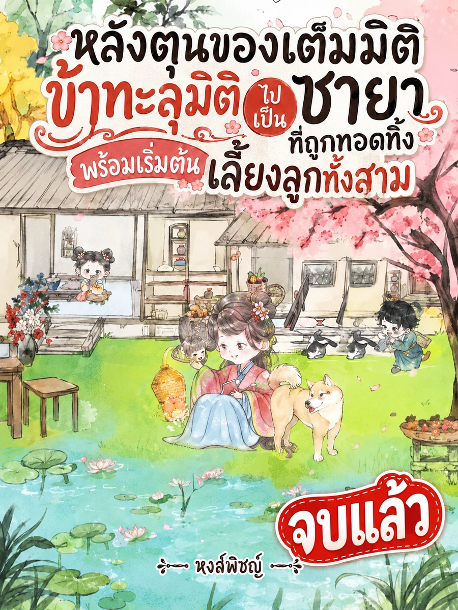 ปก [จบ]หลังตุนของเต็มมิติ ข้าทะลุมิติไปเป็นชายาที่ถูกทอดทิ้ง พร้อมเริ่มต้นเลี้ยงลูกทั้งสาม
