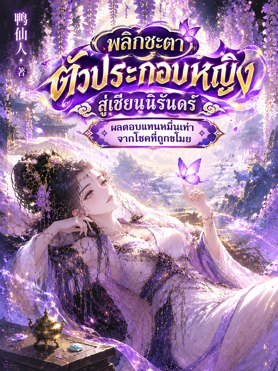 ปก พลิกชะตาตัวประกอบหญิงสู่เซียนนิรันดร์ : ผลตอบแทนหมื่นเท่าจากโชคที่ถูกขโมย