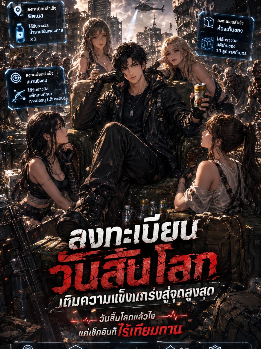 ปก [จบ] วันสิ้นโลกแล้วไง แค่เช็กอินก็ไร้เทียมทาน