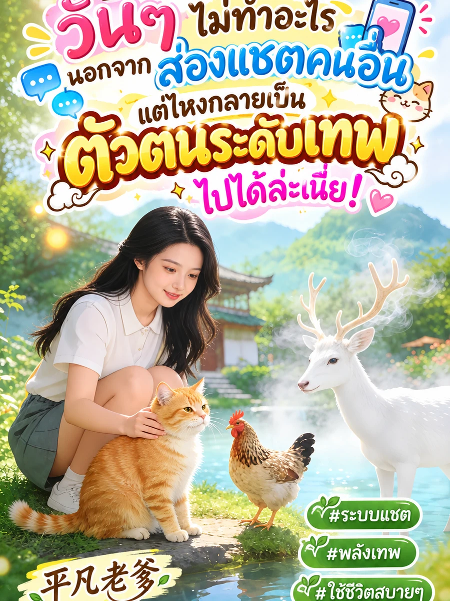 ปก วันๆ ไม่ทําอะไรนอกจากส่องแชตคนอื่น แต่ไหงกลายเป็นตัวตนระดับเทพไปได้ล่ะเนี่ย!